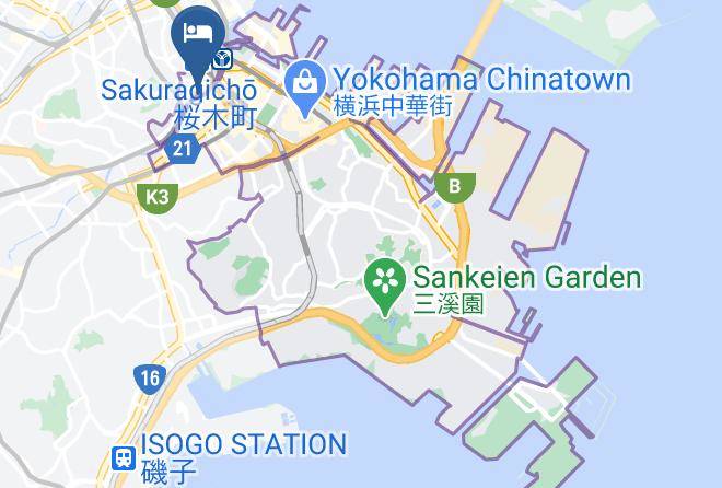 Yokohama City Naka Ward - Torianon Maps