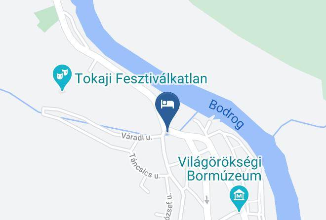 Tokaj - Torkolat Panzio Maps
