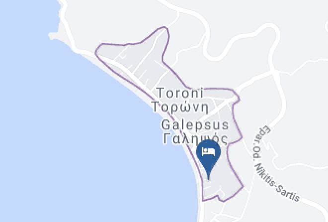 Khalkidhiki - Toroni Blue Sea Hotel Maps