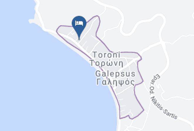 Khalkidhiki - Toroni Blue Maps