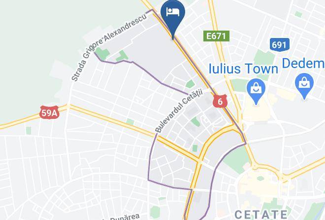 Timisoara - Torontal Hotel Maps