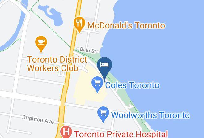 Lake Macquarie - Toronto Hotel Maps