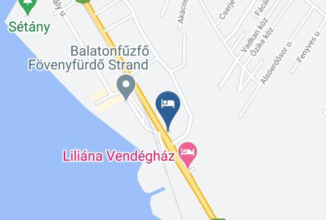 Balatonfuzfo - Torony Panzio Maps