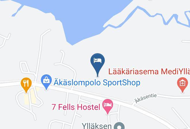 Kolari - Torppa Akaslompolojarven Rannalla Maps