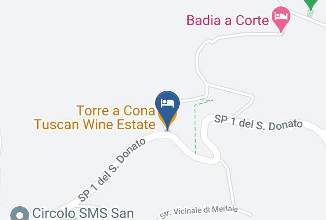 Florence - Torre A Cona Tuscan Wine Estate Maps