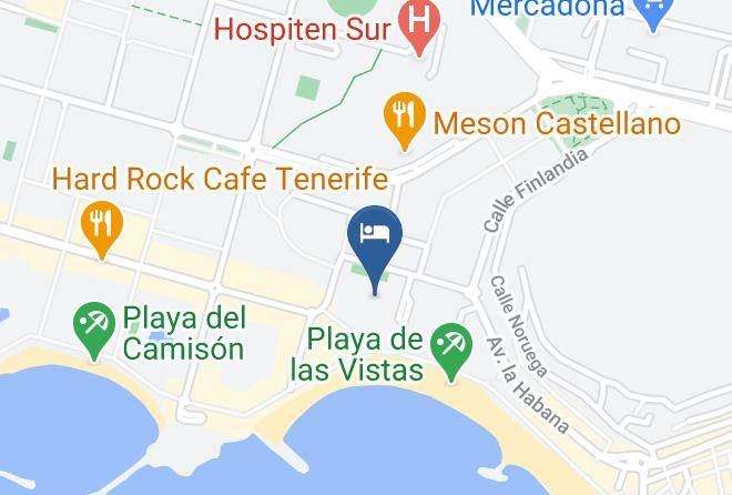 Santa Cruz De Tenerife - Torre Del Sol Maps