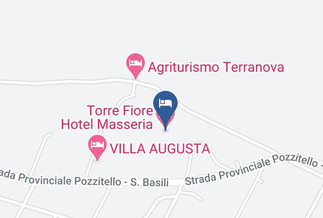 Matera - Torre Fiore Hotel Masseria Maps