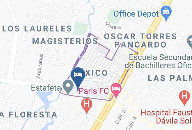 Poza Rica De Hidalgo - Torre Gurosa Hotel Maps