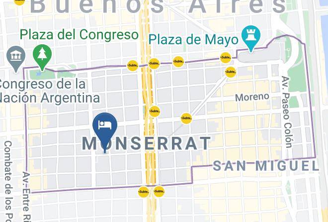 Autonomous City Of Buenos Aires - Cruces Hotel Boutique Maps
