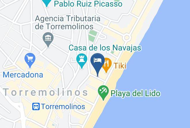 Malaga - Torremolinos Front Beach Maps