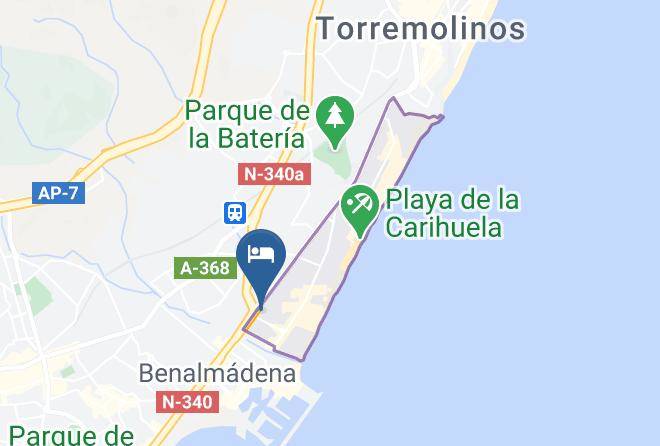 Malaga - Albergue Inturjoven Torremolinos Maps