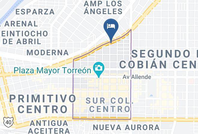 Torreon - Torreon Marriott Hotel Maps