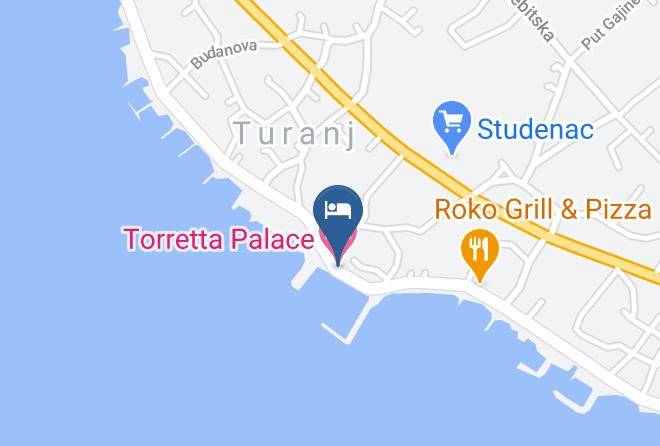 Sveti Filip I Jakov - Torretta Palace Hotel Maps