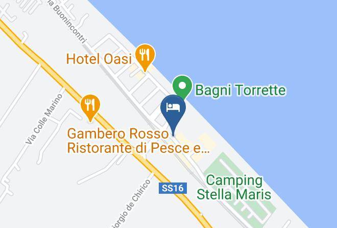 Pesaro And Urbino - Torrette Di Fano Maps