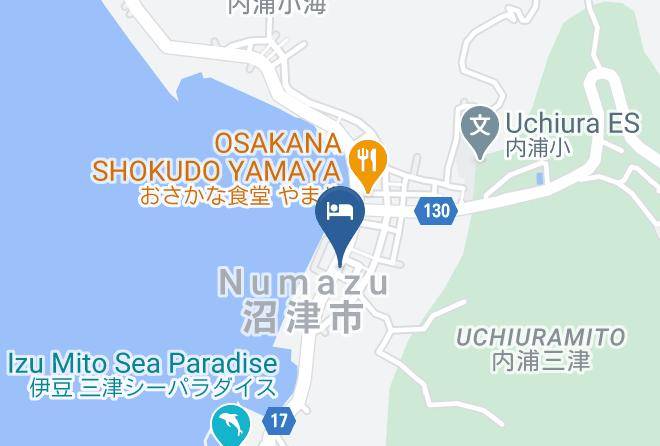 Numazu City - Tosawaya Inn Maps