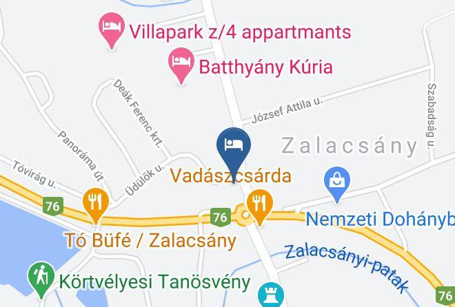 Zalacsany - Toscana Panzio Maps