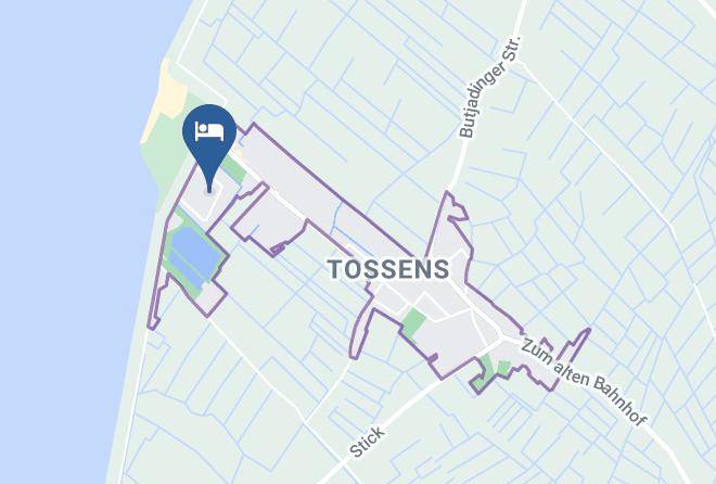 Wesermarsch - Tossens Ferienhaus Bock Maps