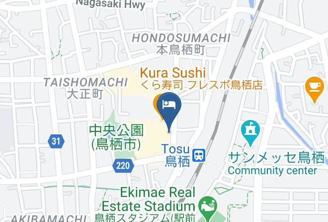 Tosu City - Tosu Station Hotel Matsuzaka Maps
