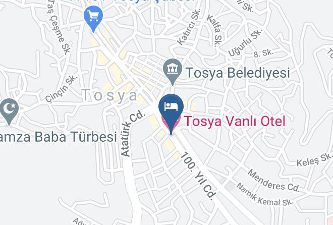 Tosya - Tosya Vanli Otel Maps