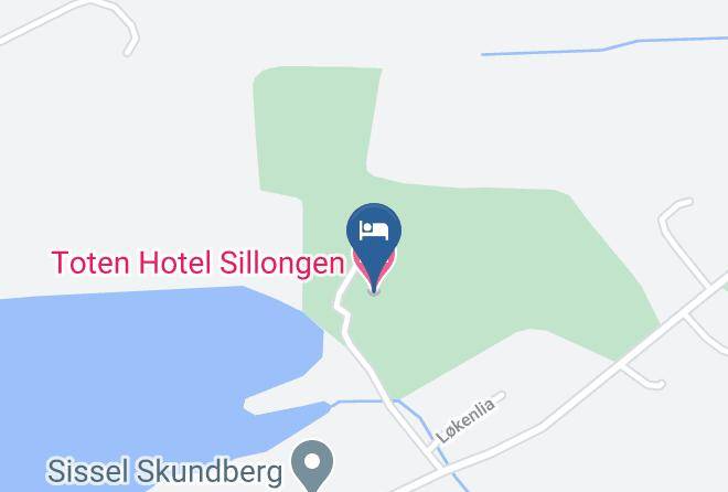 Vestre Toten - Toten Hotel Sillongen Maps