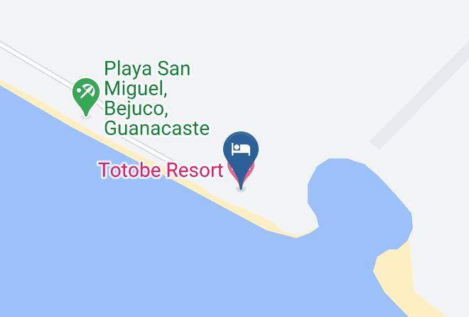 Nandayure - Totobe Resort Maps