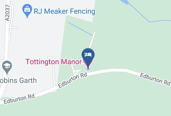 West Sussex - Tottington Manor Maps