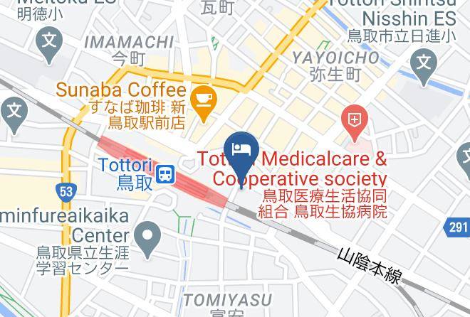 Tottori City - Tottori Washington Hotel Plaza Maps