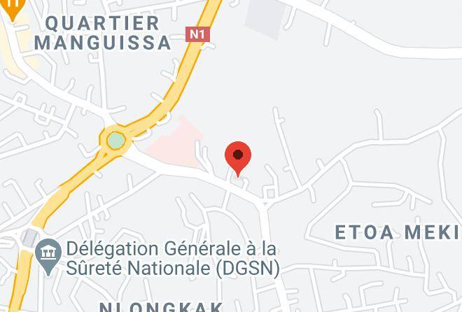 Tou'ngou Hotel Yaounde Map - Centre - Mfoundi