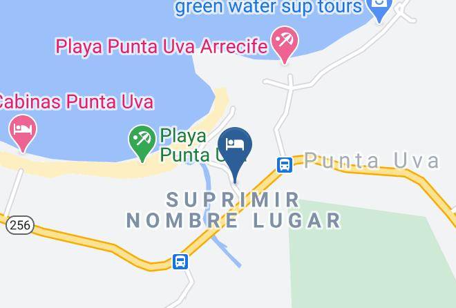 Talamanca - Toucan Stay Inn Punta Uva Maps