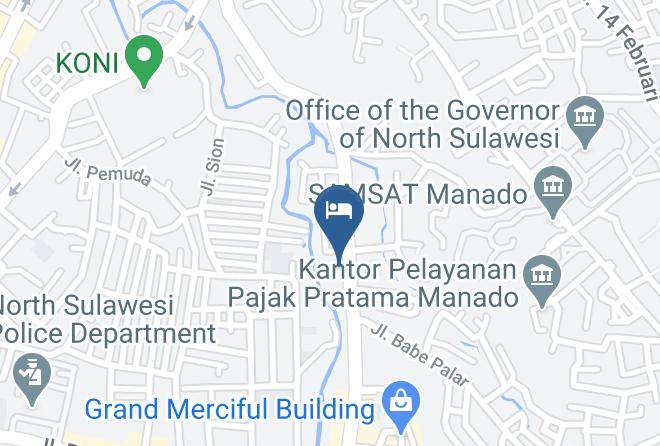 Kota Manado - Tountemboan Hotel Maps