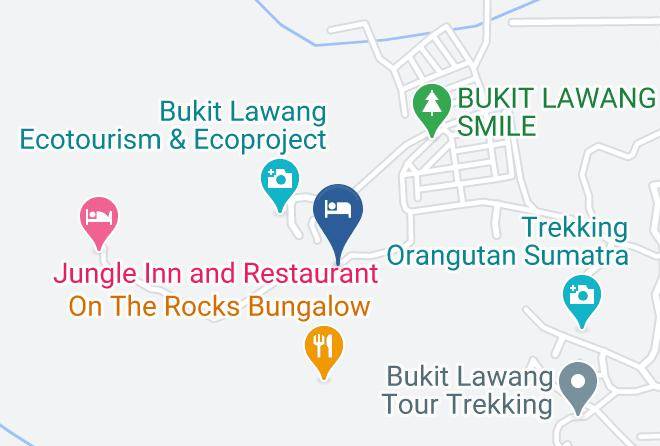 Tour Bukit Lawang Map - North Sumatra - Langkat Regency