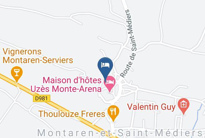 Gard - Tour Sarrazine De Montaren Maps