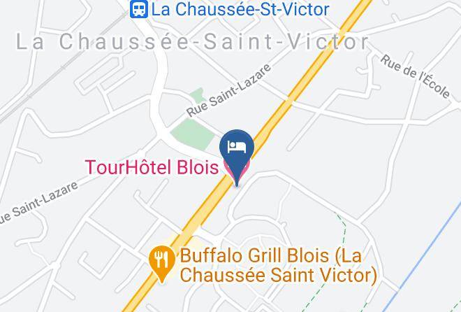 Loir Et Cher - Tourhotel Blois Maps