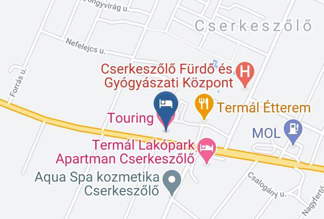 Cserkeszolo - Touring Hotel Maps