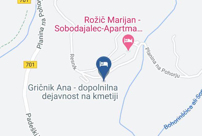 Zgornje Zrece - Tourist Farm Gricnik Maps