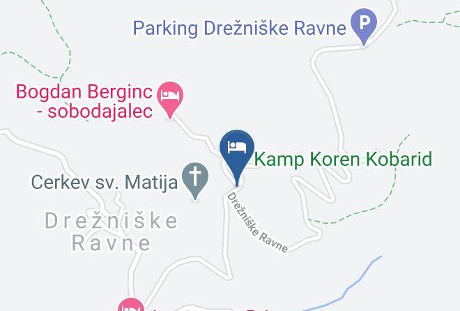 Kobarid - Tourist Farm Zvanc Maps