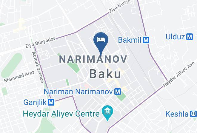 Baki - Tourist Hotel Baku Maps