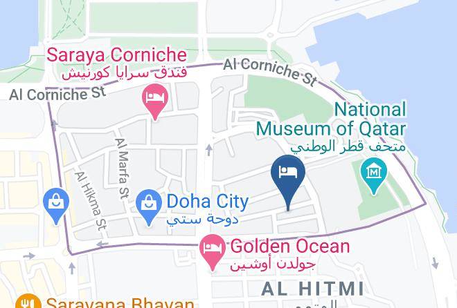 Doha - Tourist Hotel Maps