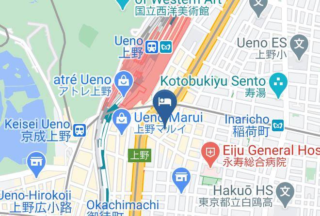 Taito Ward - Tourist Hotel Maps