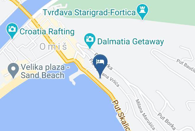 Omis - Tourist Settlement Brzet Maps
