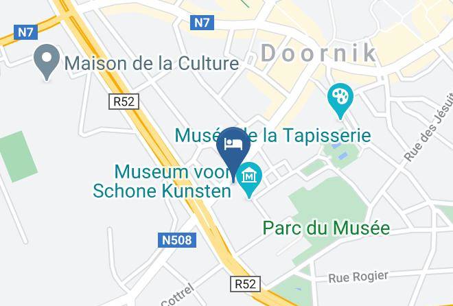 Hainaut - Tournai Youth Hostel Maps