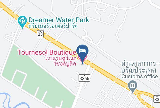 Amphoe Aranyaprathet - Tournesol Boutique Hotel Maps