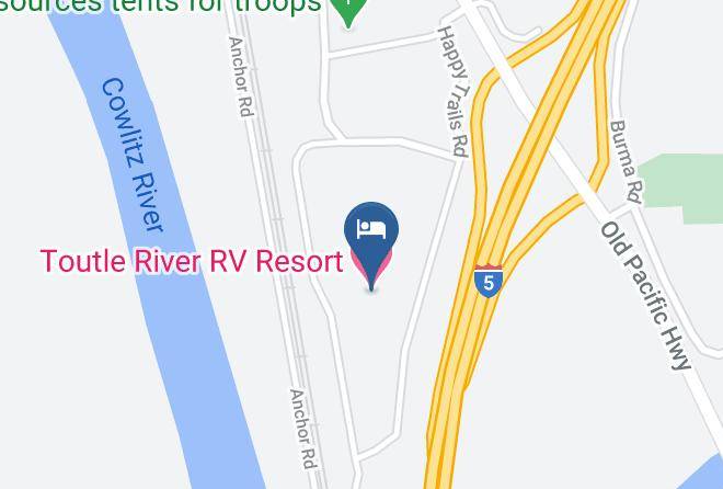 Cowlitz - Toutle River Rv Resort Maps