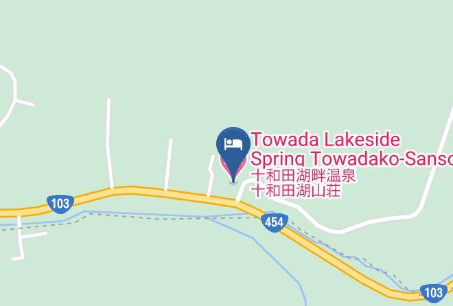 Towada City - Towada Lakeside Spring Towadako Sanso Maps