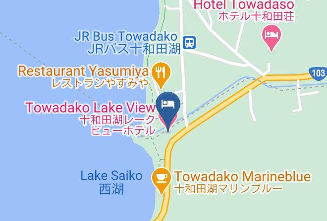 Kosaka Townkazuno District - Towadako Lake View Hotel Maps