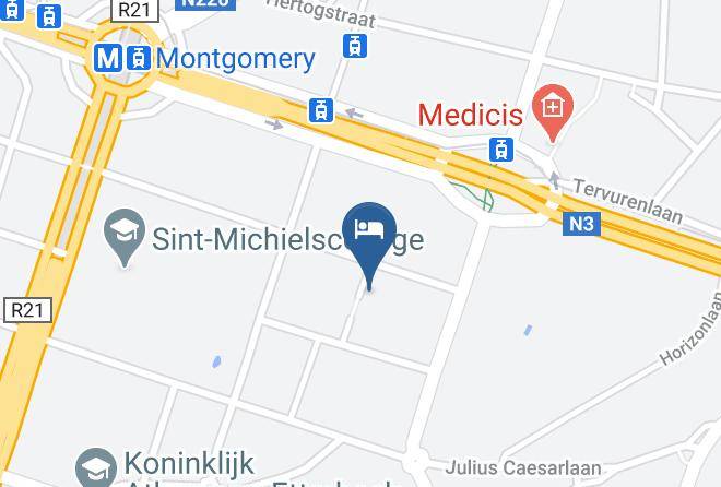 Sint Pieters Woluwe - La Tour De Bebelle Maps