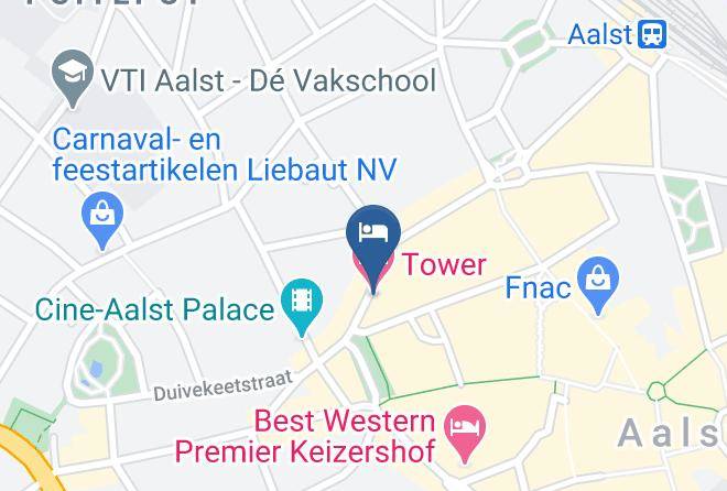 East Flanders - Tower Hotel Aalst Maps