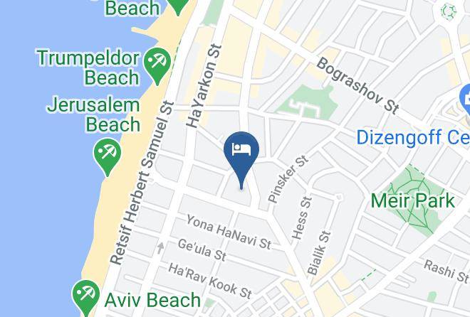 Tel Aviv Yafo - Tower Hotel Tel Aviv Maps