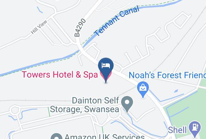 Neath Port Talbot - Towers Hotel & Spa Maps