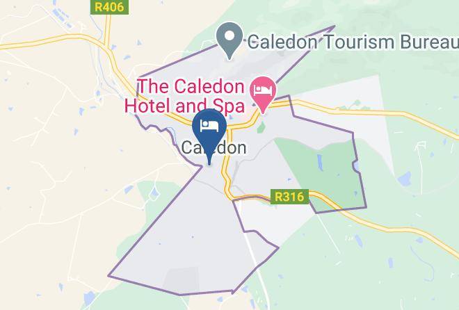 Overberg - Town And Country Self Catering Accommodation Caledon Maps